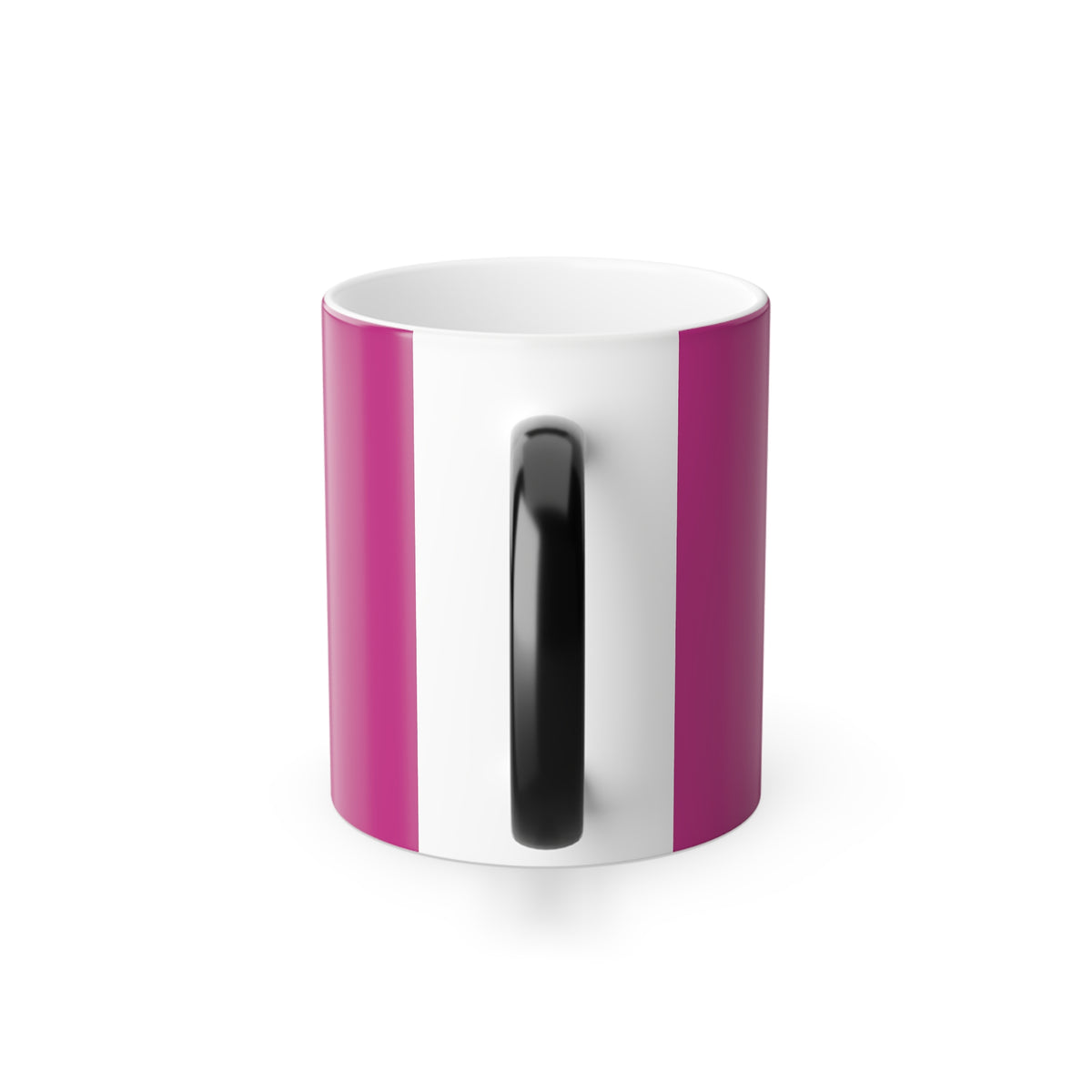 Color Morphing Mug, Pink Lady (on Pink) - (Benny’s Luv Mugs ❤️) Artwork by Benjamin Levy - Limited Edition (11oz)
