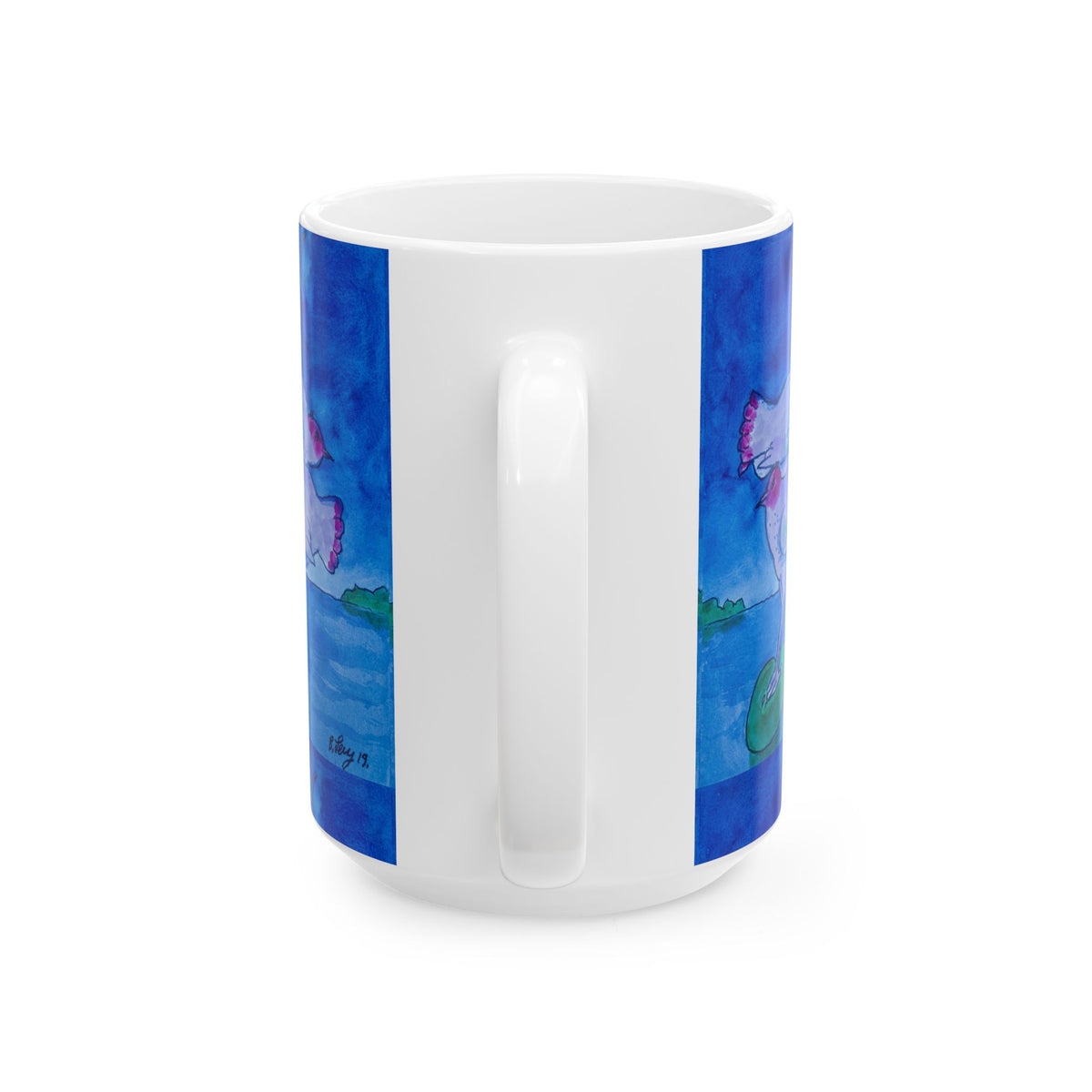 Ceramic Mug - Chicken Luv (Benny’s Luv Mugs ❤️) - Artwork by Benjamin Levy (Limited Edition) (11oz, 15oz)
