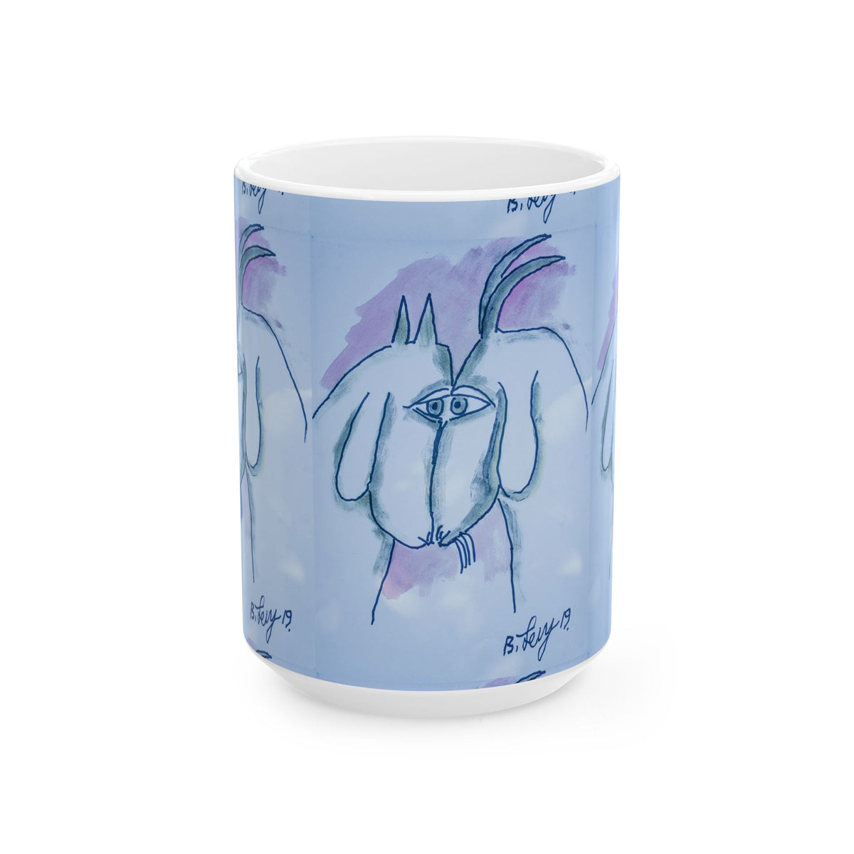 Ceramic Mug - Benny’s Goats (Benny’s Luv Mugs ❤️) Artwork by Benjamin Levy (Limited Edition) (11oz,15oz)