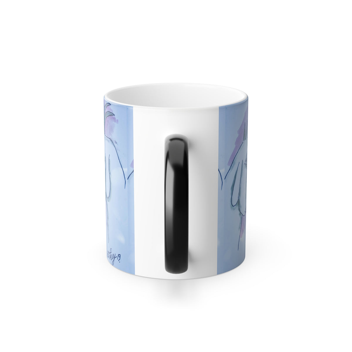 Color Morphing Mug - Benny’s Goats (Benny's Luv Mugs ❤️) Artwork by Benjamin Levy (Limited Edition) 11oz