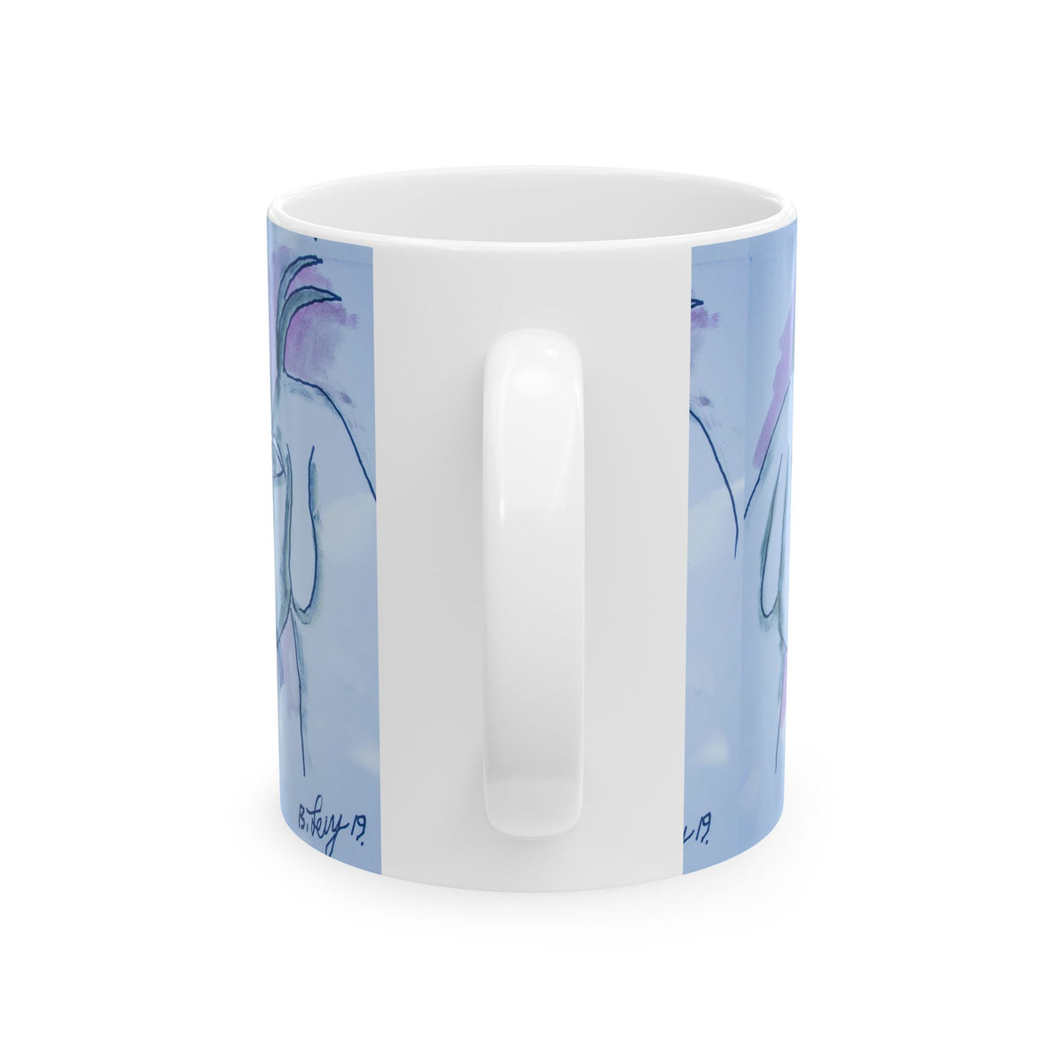 Ceramic Mug - Benny's Goats (Benny's Luv Mugs) Artwork by Benjamin Levy (Limited Edition) (11oz,15oz)